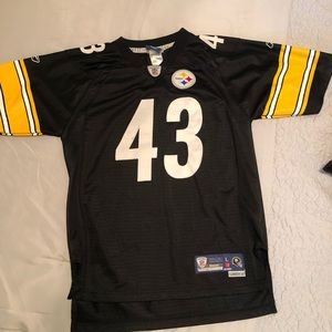 REEBOK “Steelers” Youth Polamalu Jersey - Size L (14-16)